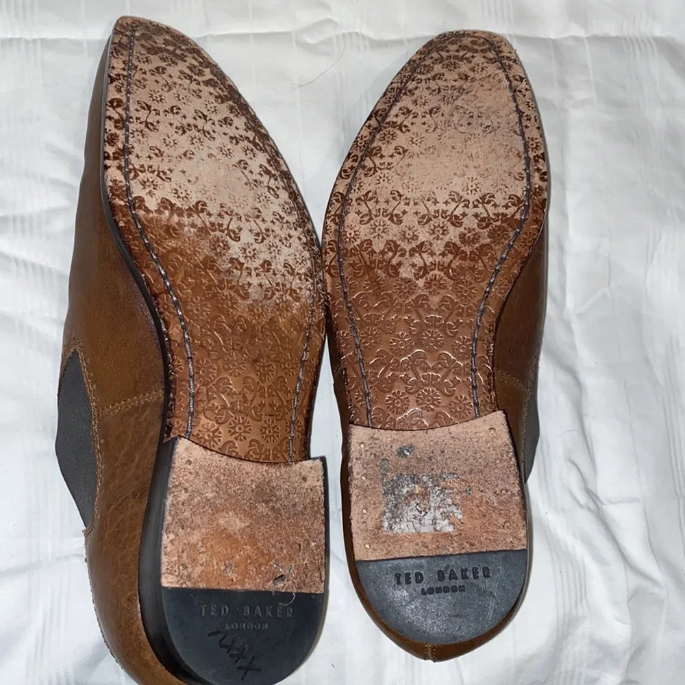 TED BAKER Western Square Toe Leather Loafer - Picture 4 of 7